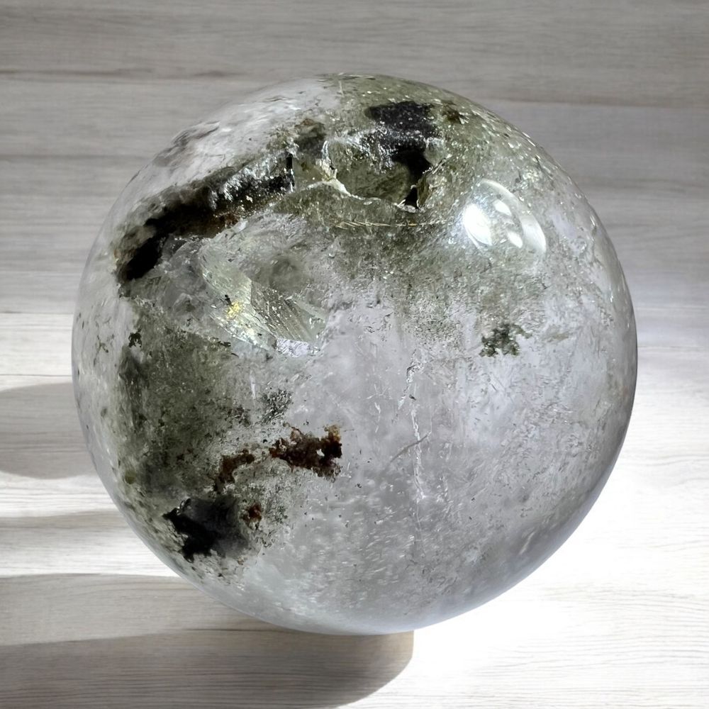 Garden Quartz Crystal Marble Sphere